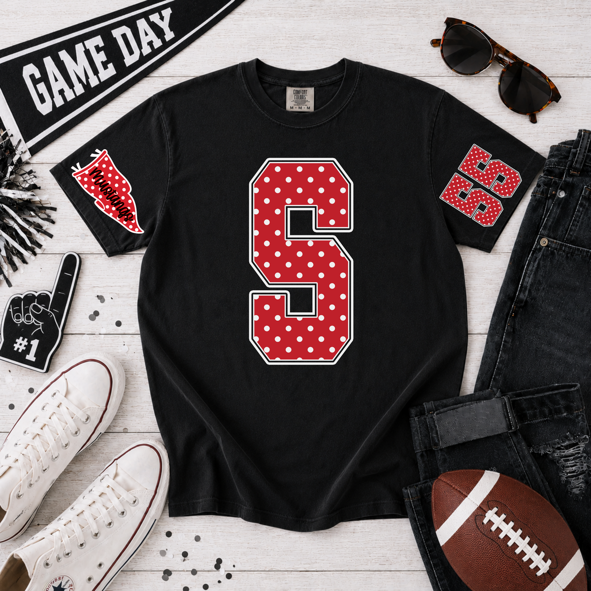 Polka Dot Spirit Tee - Shallowater