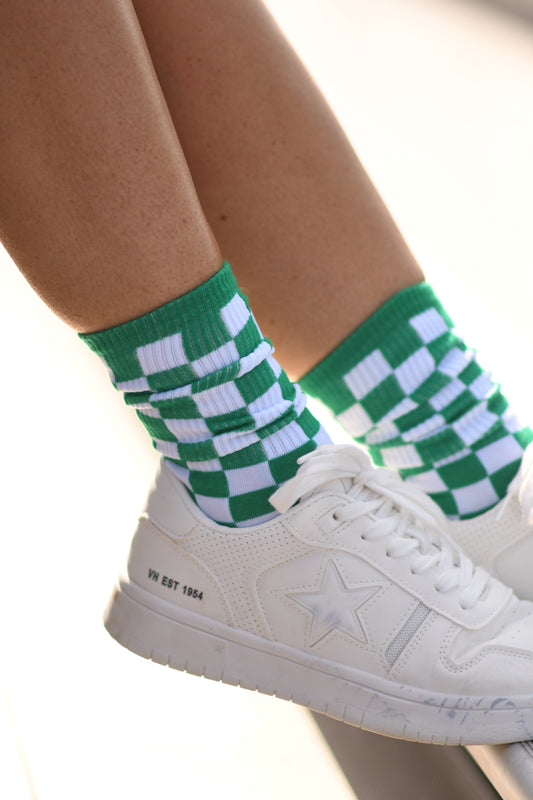 *RTS* GREEN GAME DAY SOCKS