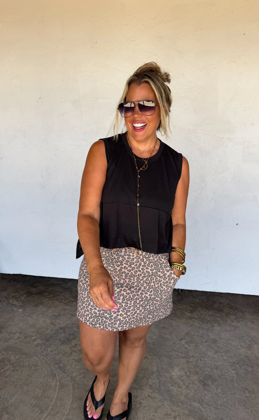 Wild Side Cheetah Skirt