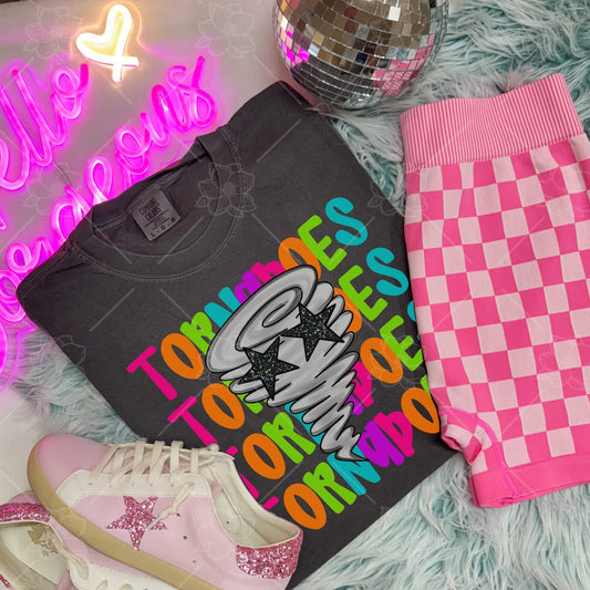 Tornadoes - Neon Mascot Tee