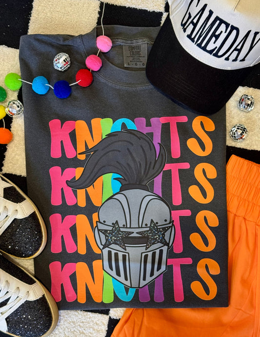 Knights Neon Mascot Tee