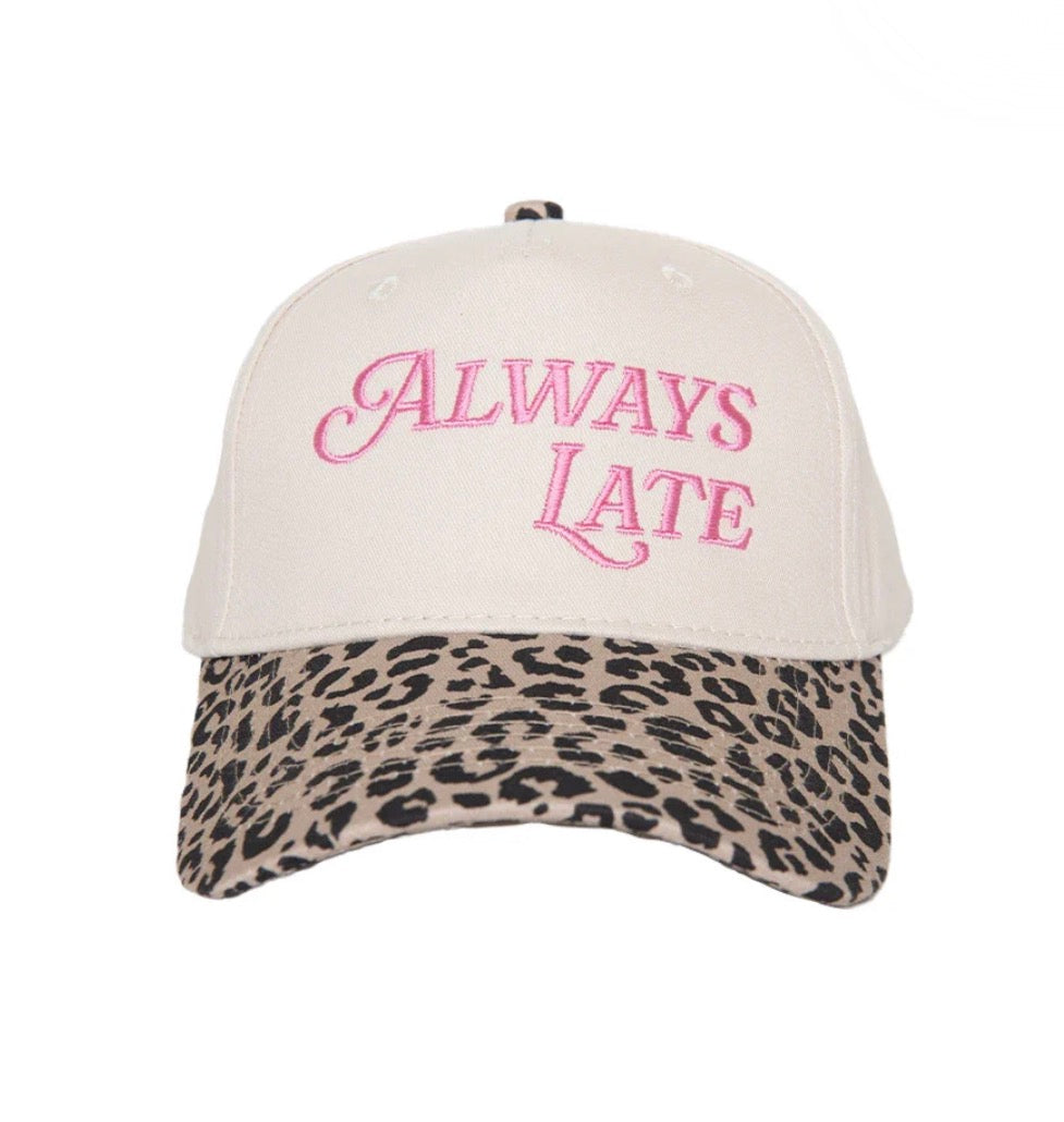 Always Late Leopard Hat