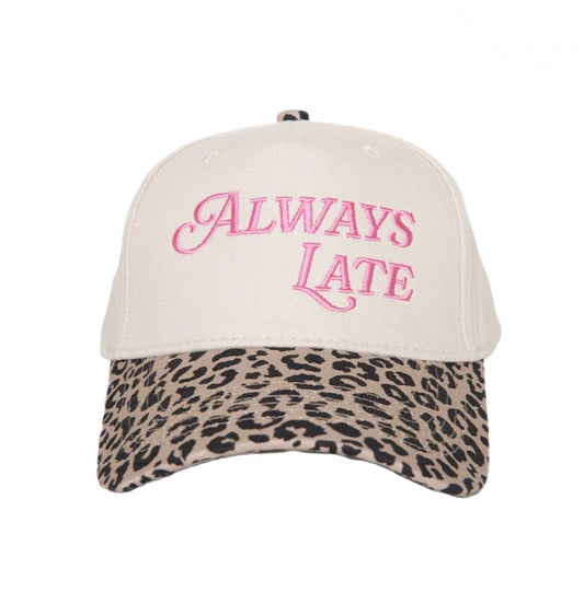 Always Late Leopard Hat
