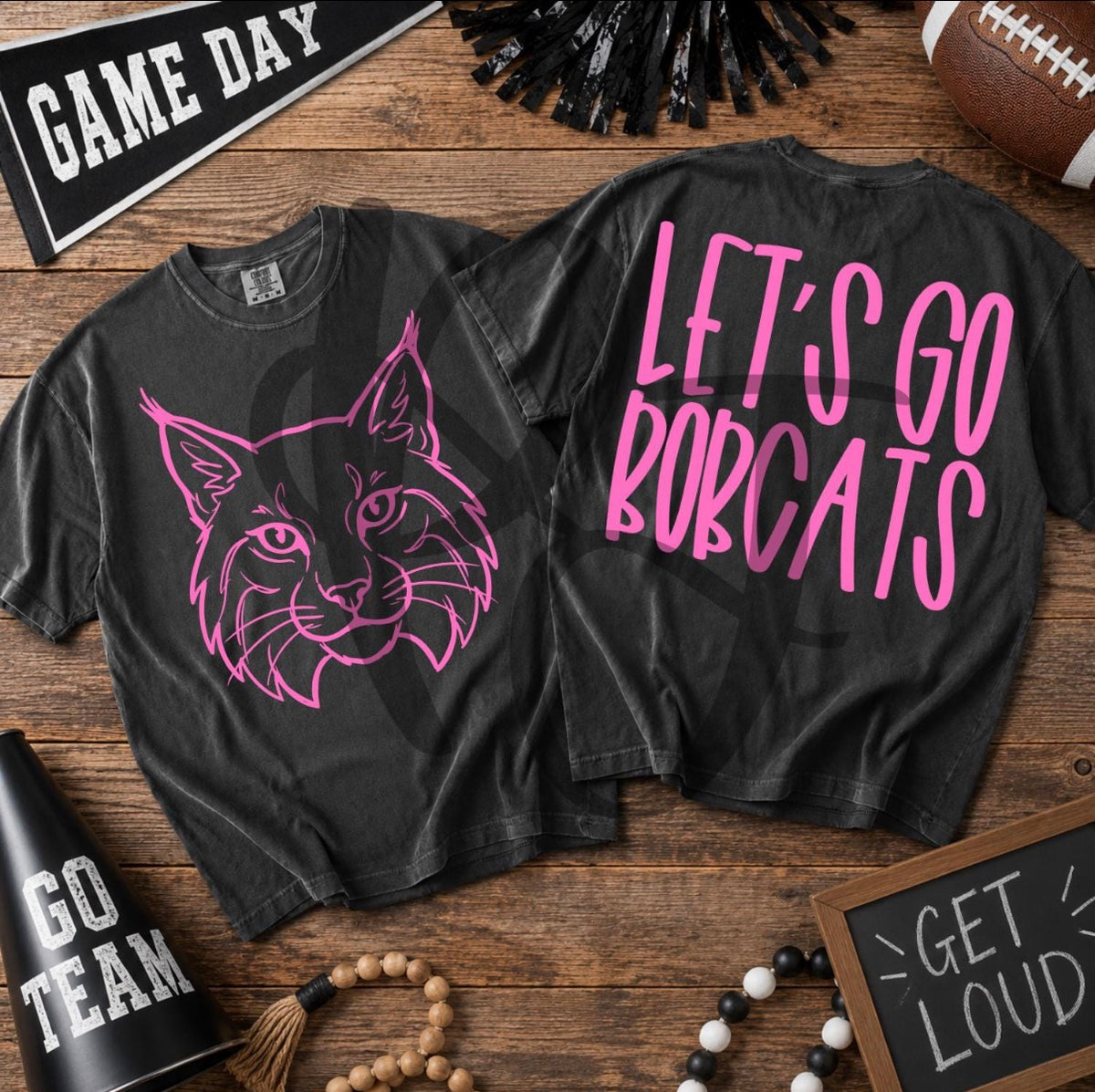 Pink - Let’s Go Bobcats
