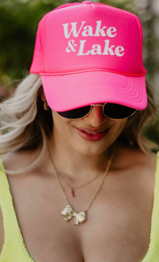Wake & Lake Trucker Hat