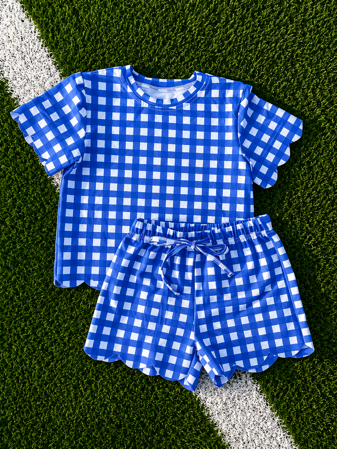 Pre-Order - Custom Scalloped Girls Two Piece Sets