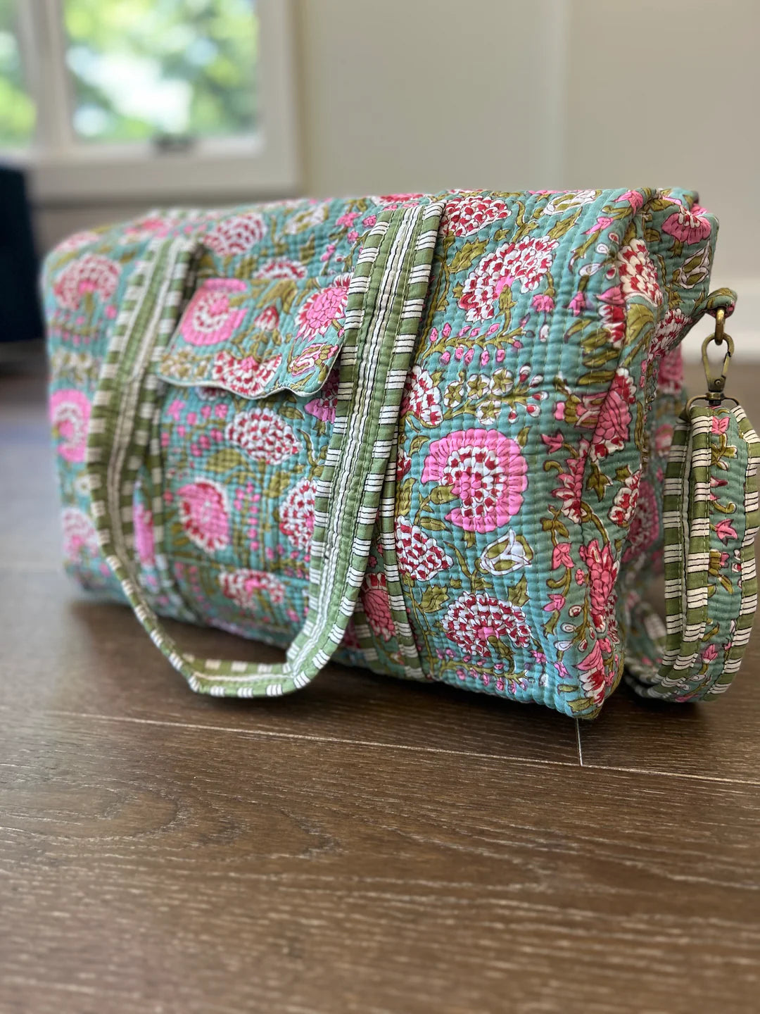 Gardenia Quilted Duffel