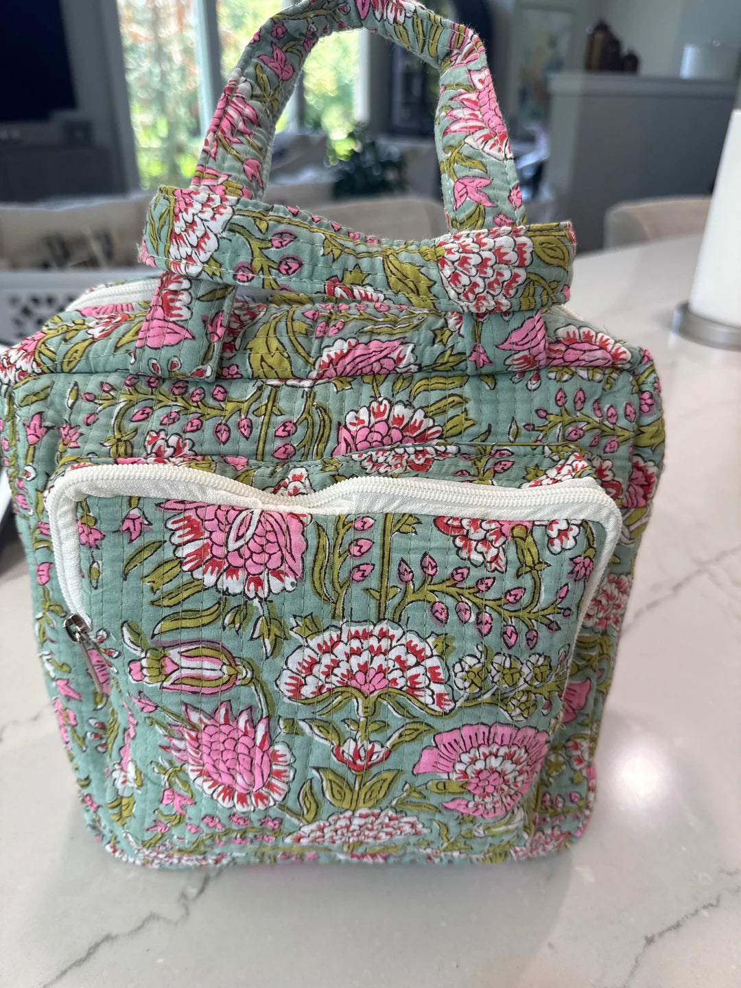 Gardenia Quilted Duffel