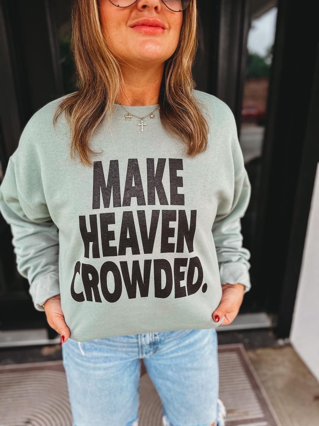 Make Heaven Crowded Neutral Tee