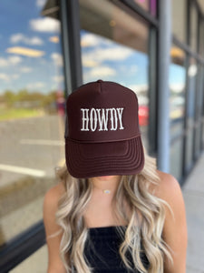 Neutral Howdy Trucker Hat