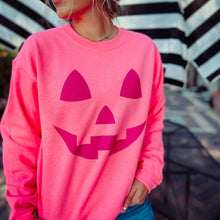 Load image into Gallery viewer, Pink Pumpkin Sweatshirt