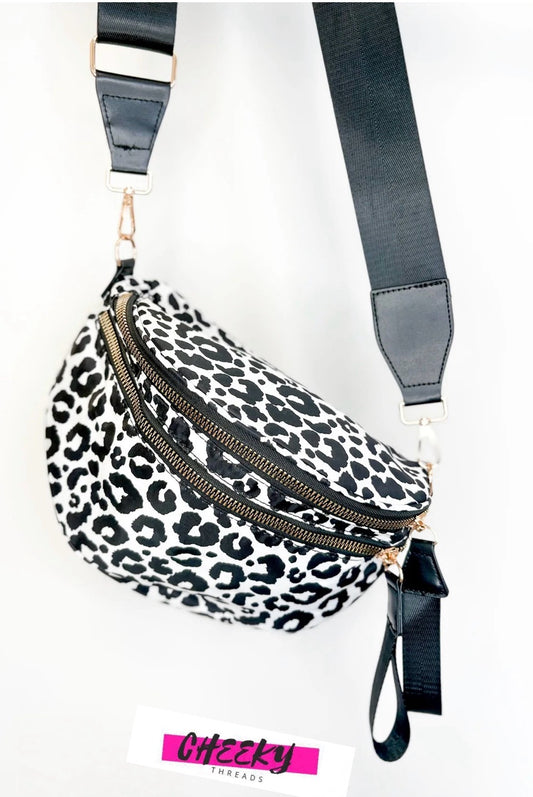 Leopard Nylon Crossbody