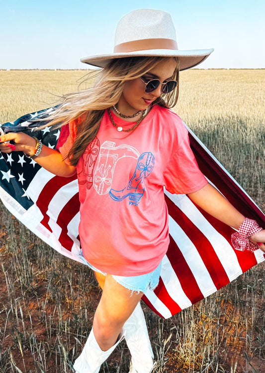 Red White & Boots