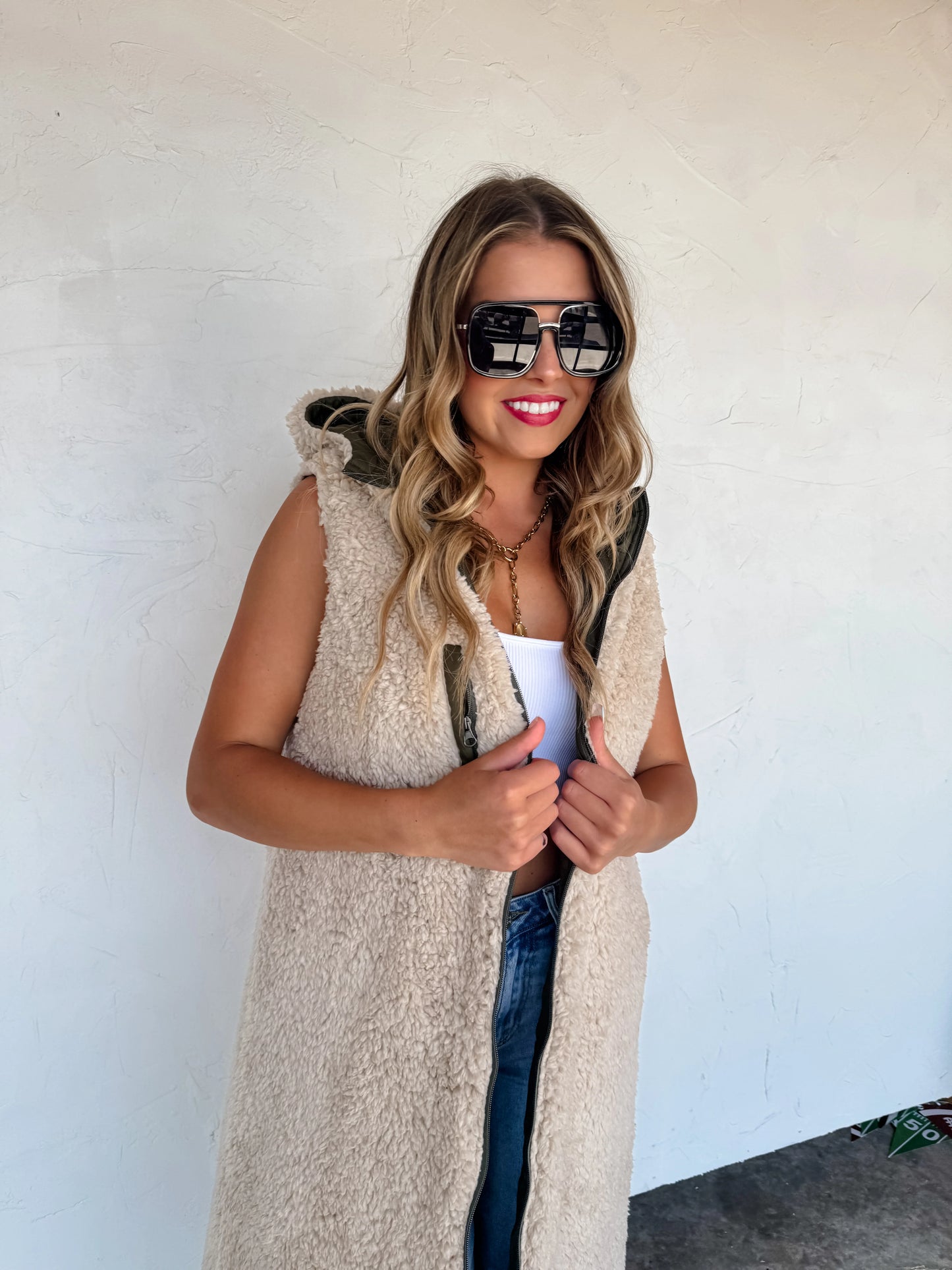 Reversible Sherpa Vest