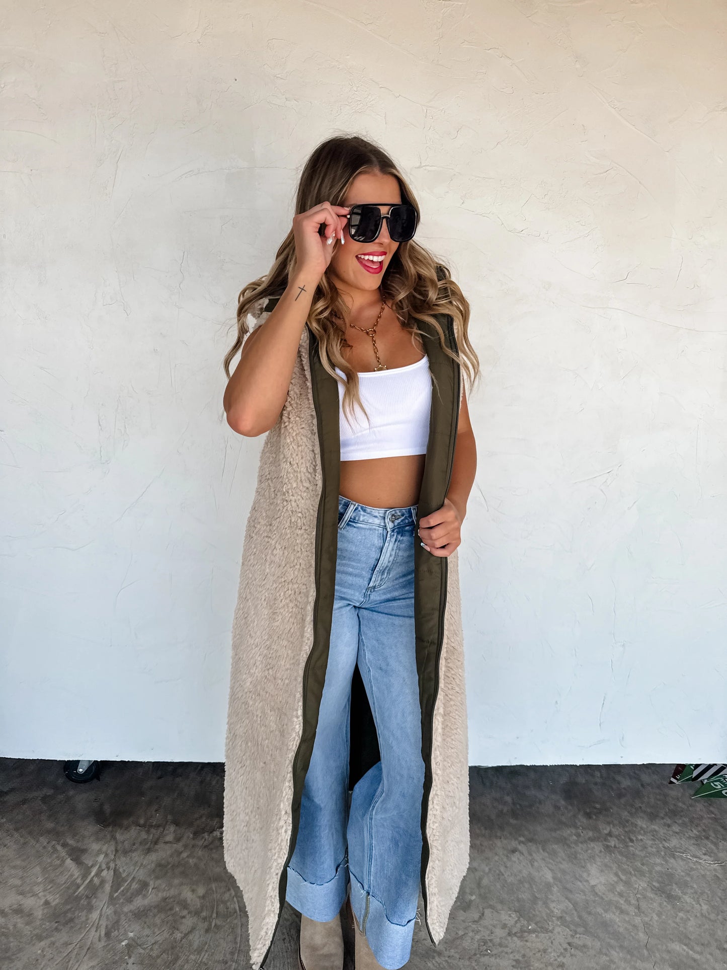 Reversible Sherpa Vest