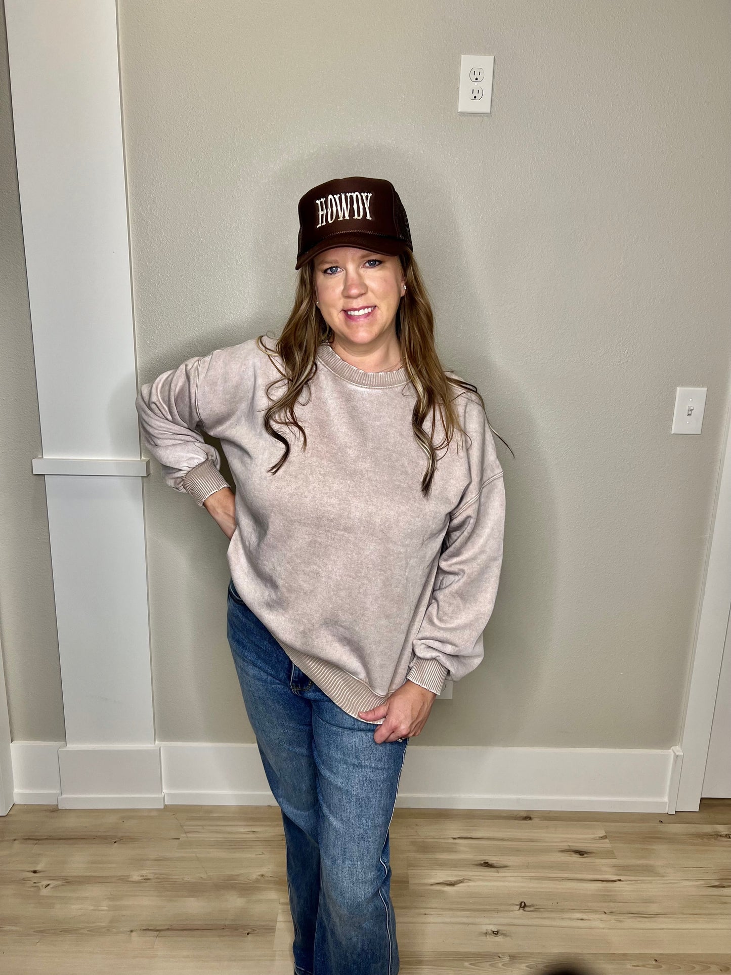 (S & M) Acid Wash Sweatshirt