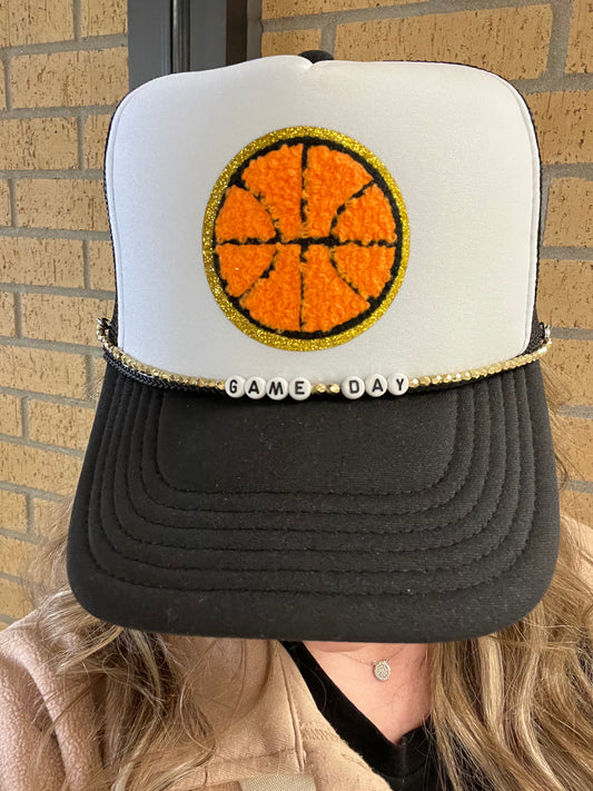 Basketball Patch Trucker Hats