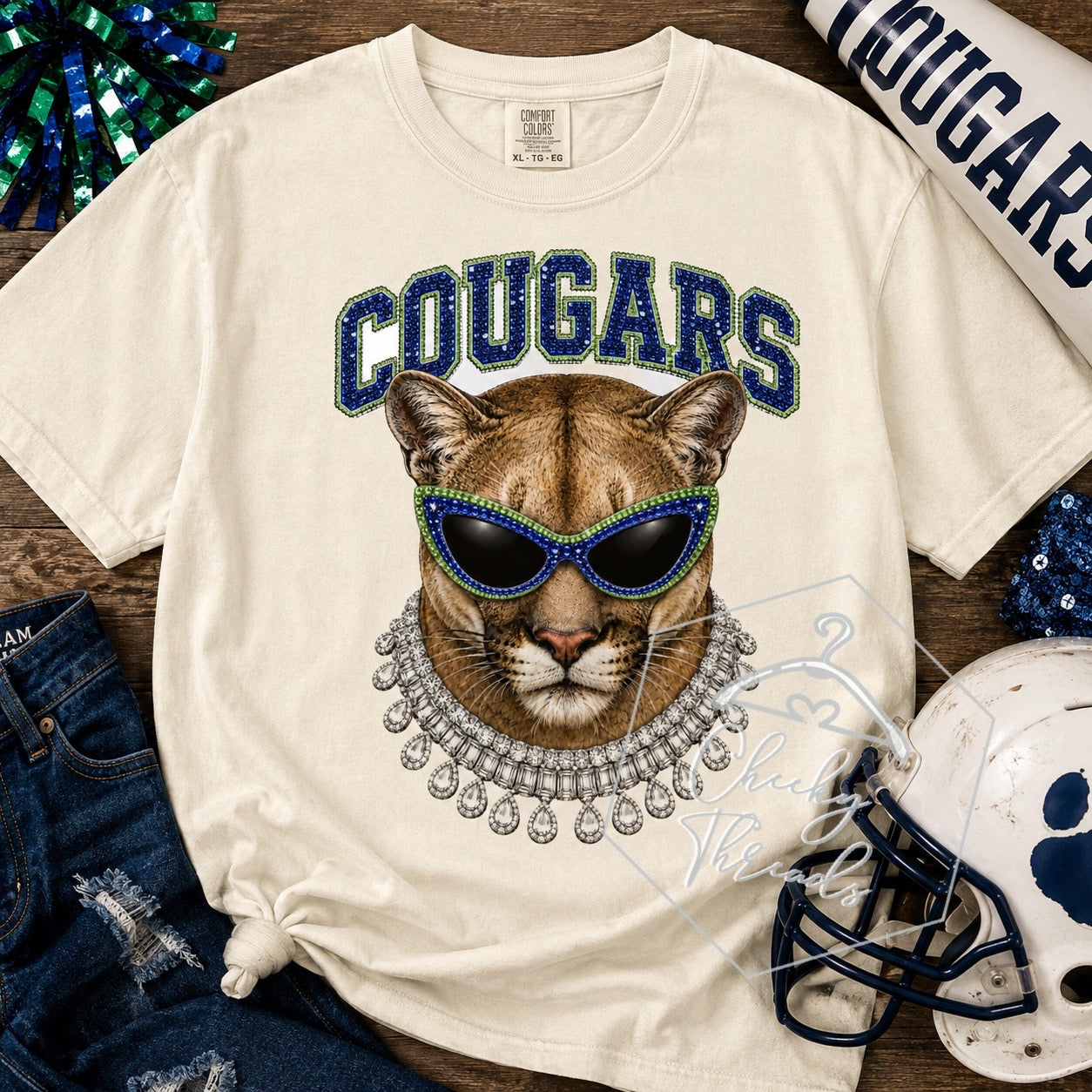 Preorder - Boujee Cougars (Blue/Green)