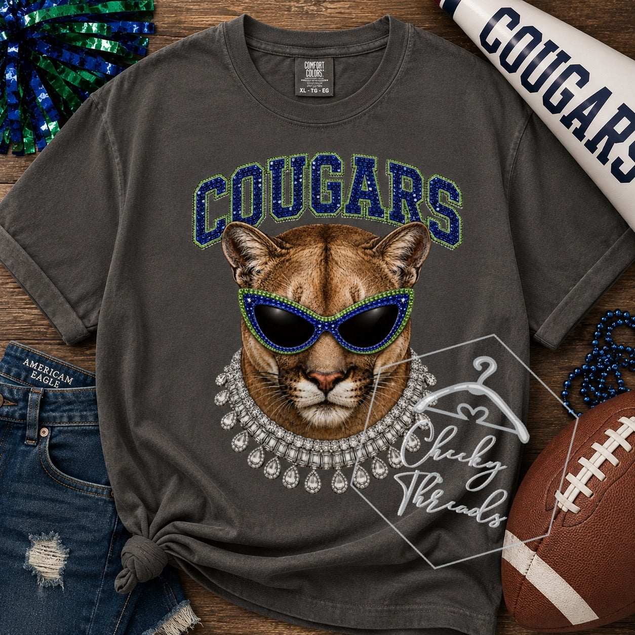 Preorder - Boujee Cougars (Blue/Green)