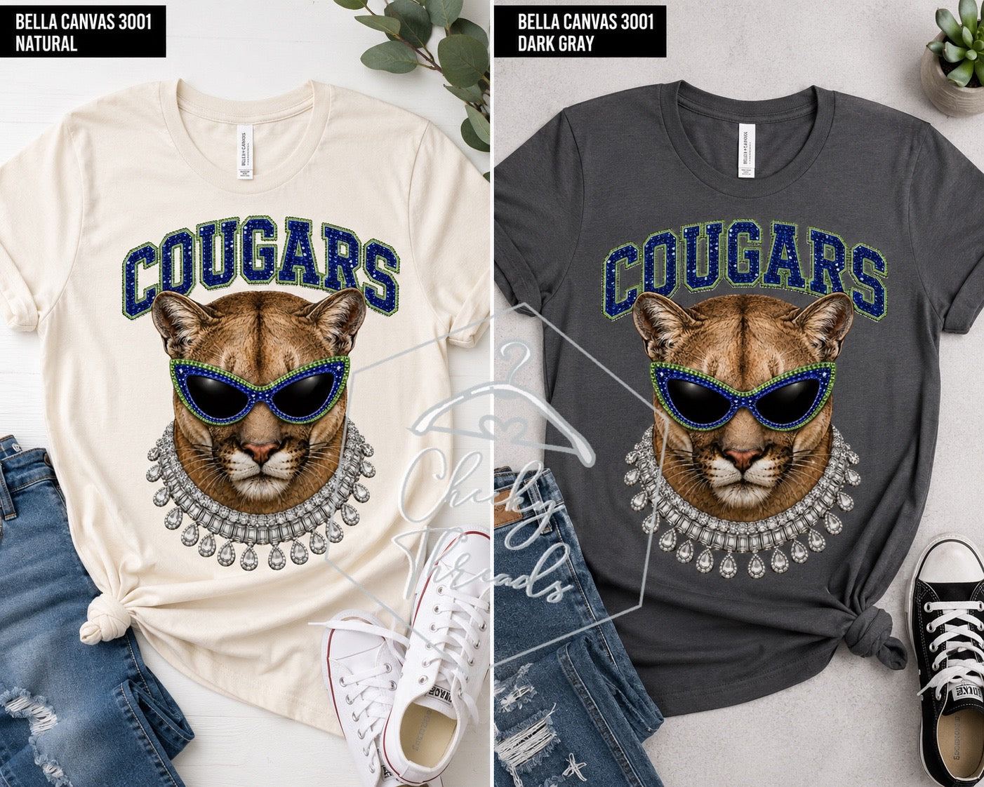 Preorder - Boujee Cougars (Blue/Green)