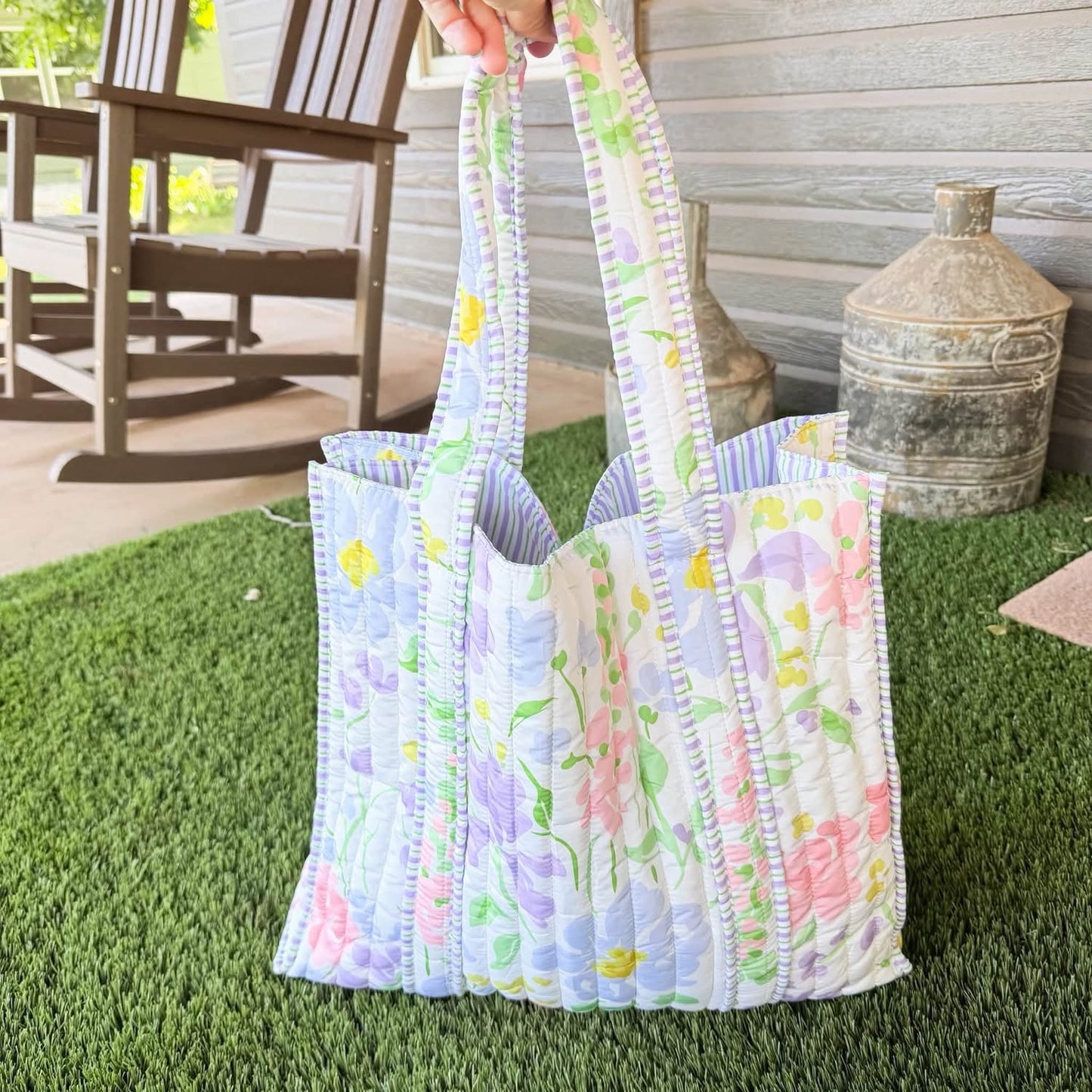 Sunshine Quilted Totes