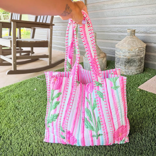Sunshine Quilted Totes