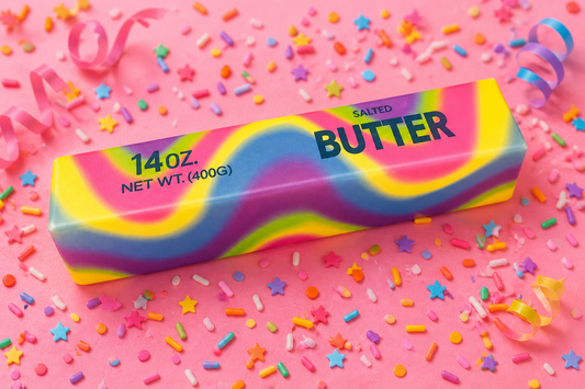 Giant 14 Oz. Rainbow Butter Squishy *June 1-5 Shipment*