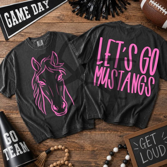 Pink - Let’s Go Mustangs