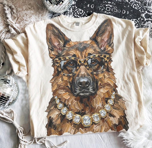 Glam German Shepherd