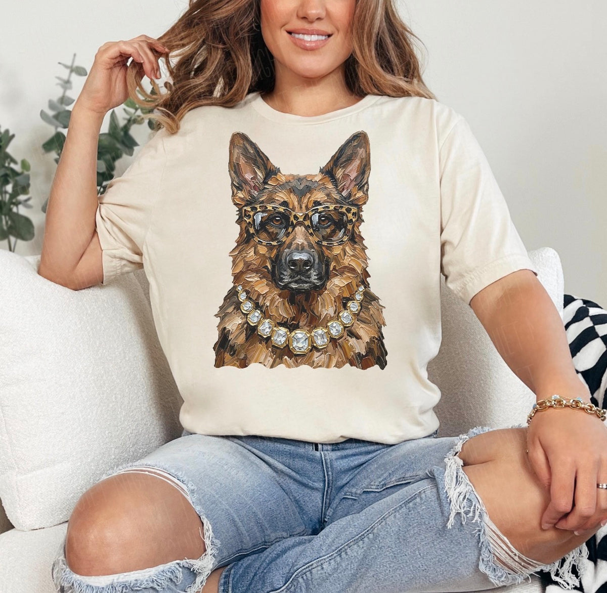 Glam German Shepherd