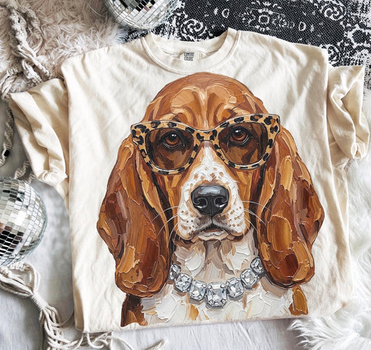 Glam Basset Hound