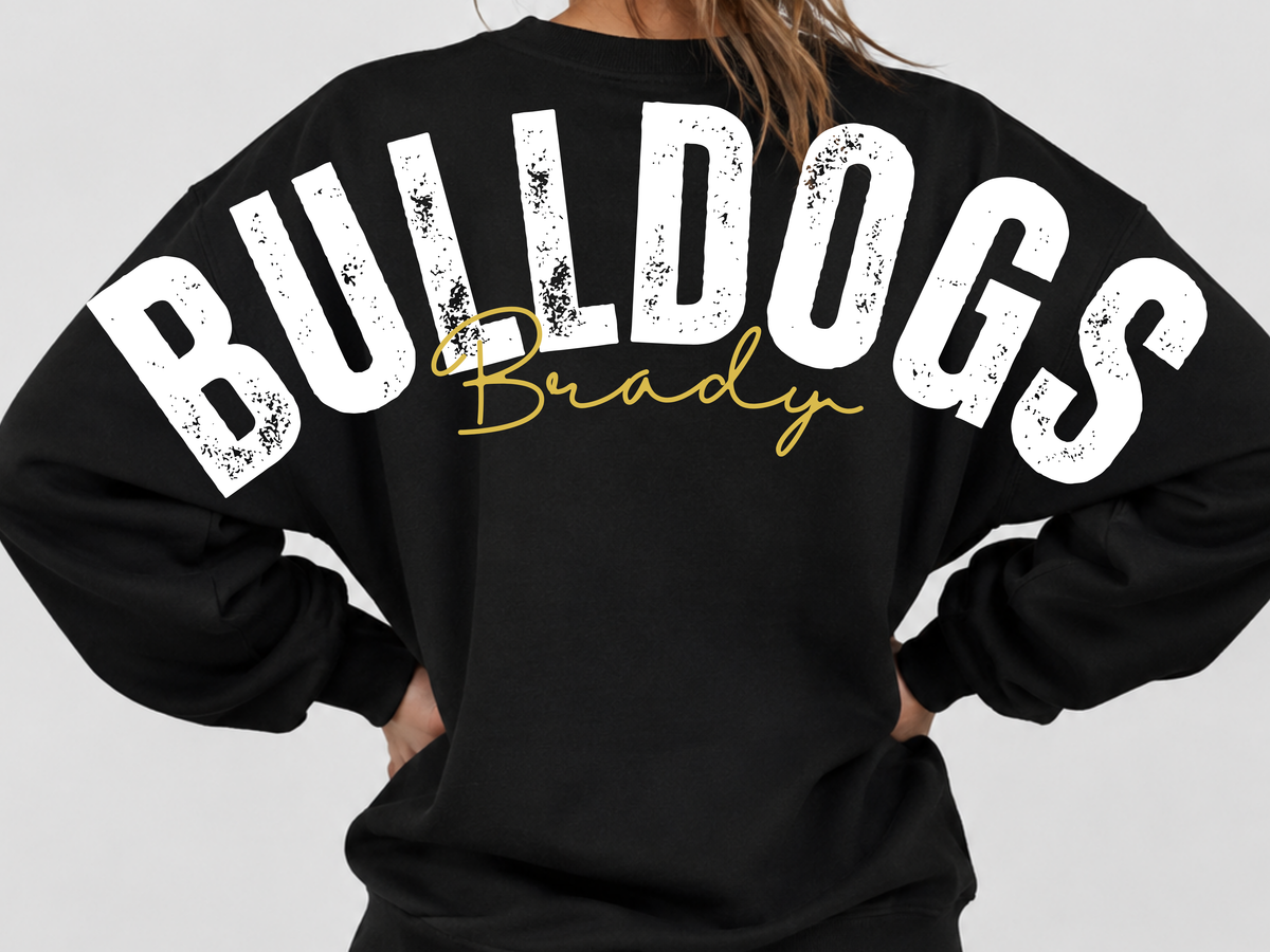 Large Print Brady Bulldogs