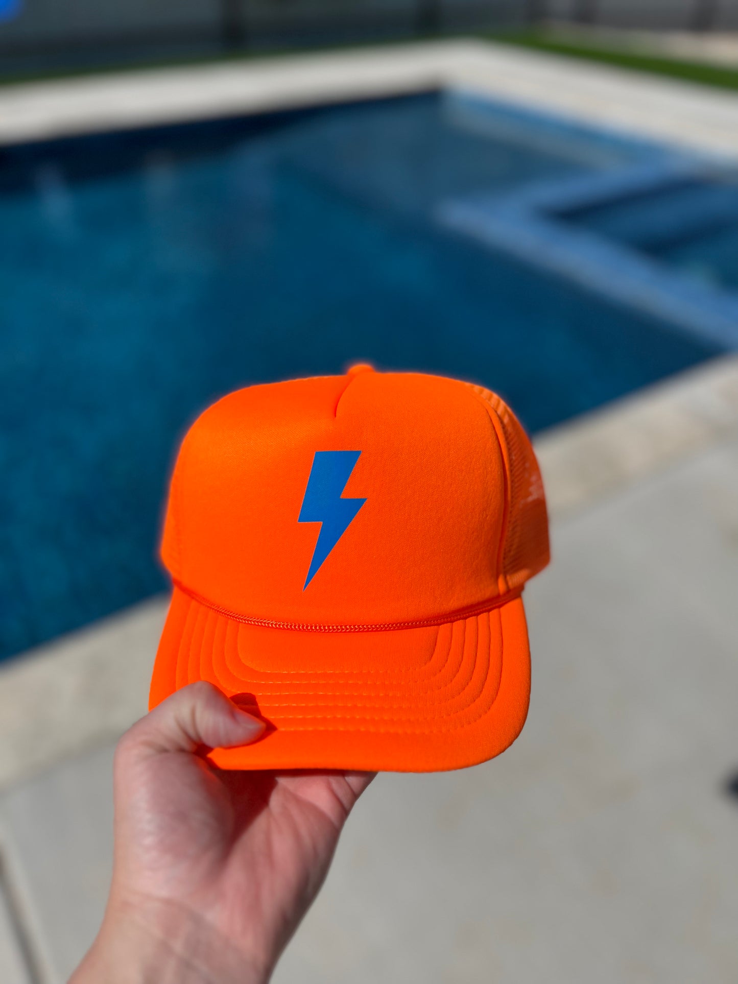 Neon Bolt Trucker Hats