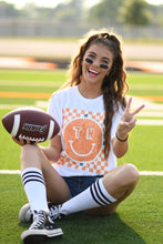 Load image into Gallery viewer, TN Checkered Smiley Tee