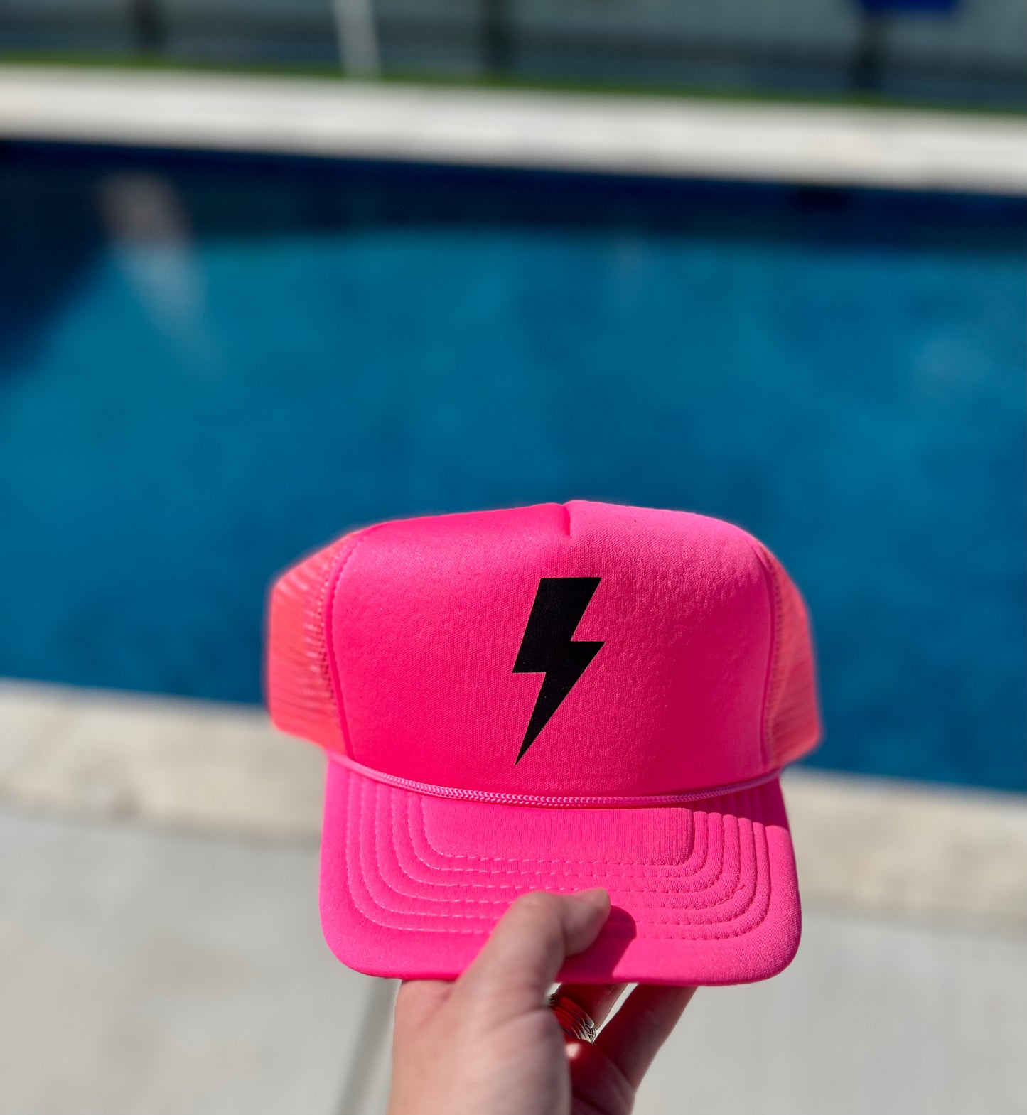 Neon Bolt Trucker Hats