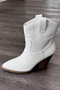 Ivory Glam Booties
