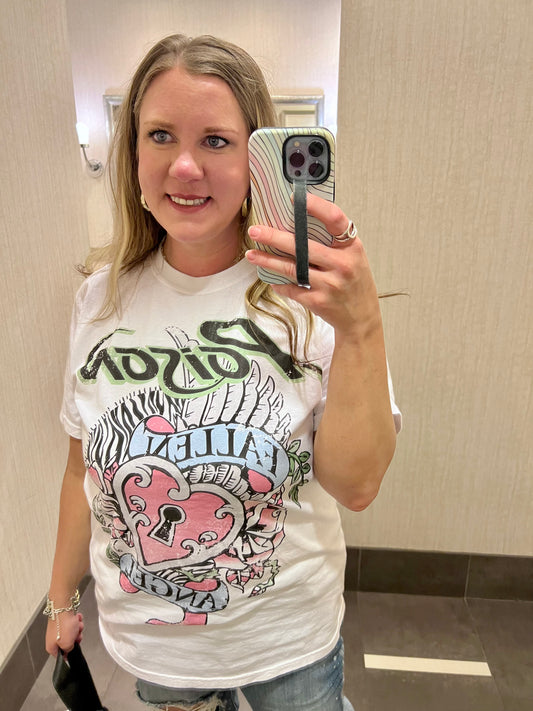 (S, M, XL) Poison Fallen Angel Short Sleeve Tee
