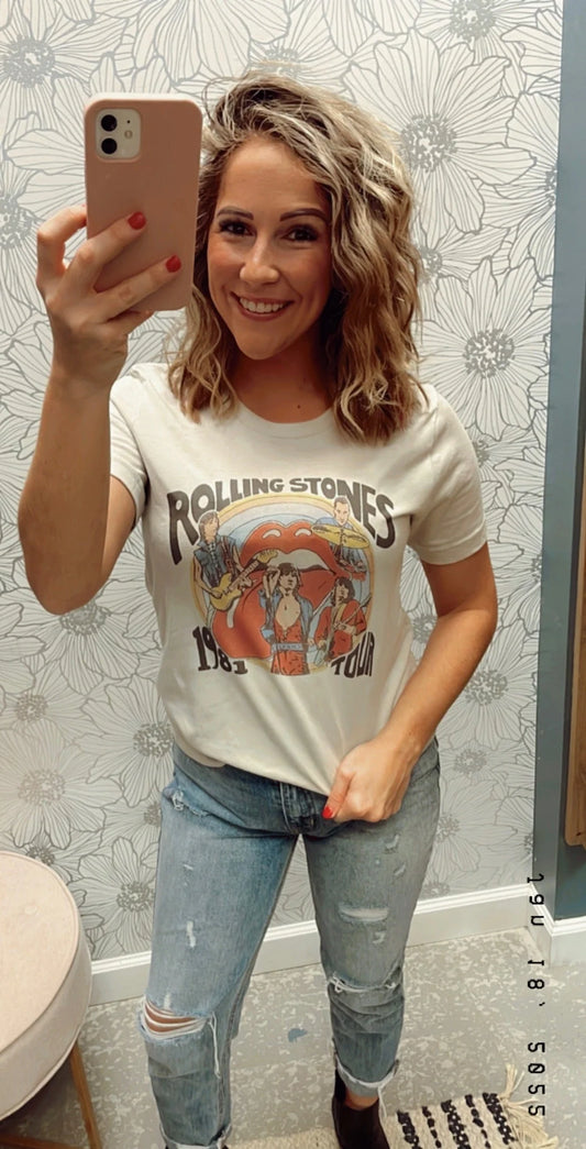 (XL & 2X) Cartoon Stones Tee