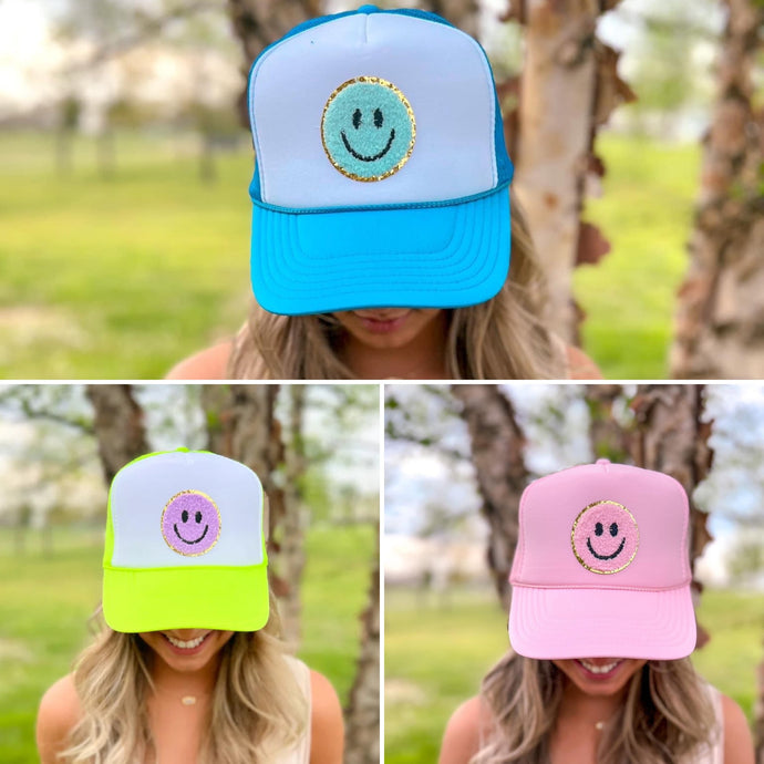 Smiley Trucker Hats
