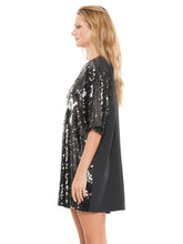 Load image into Gallery viewer, Sequin Champagne Gang Dress