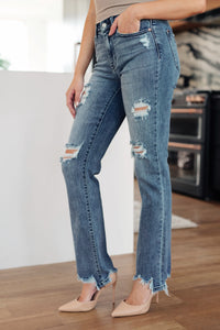 O'Hara Destroyed Straight Jeans