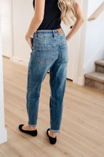 Load image into Gallery viewer, Payton Pull On Denim Joggers in Medium Wash