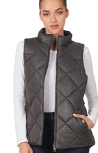 Load image into Gallery viewer, Gray Puffer Vest