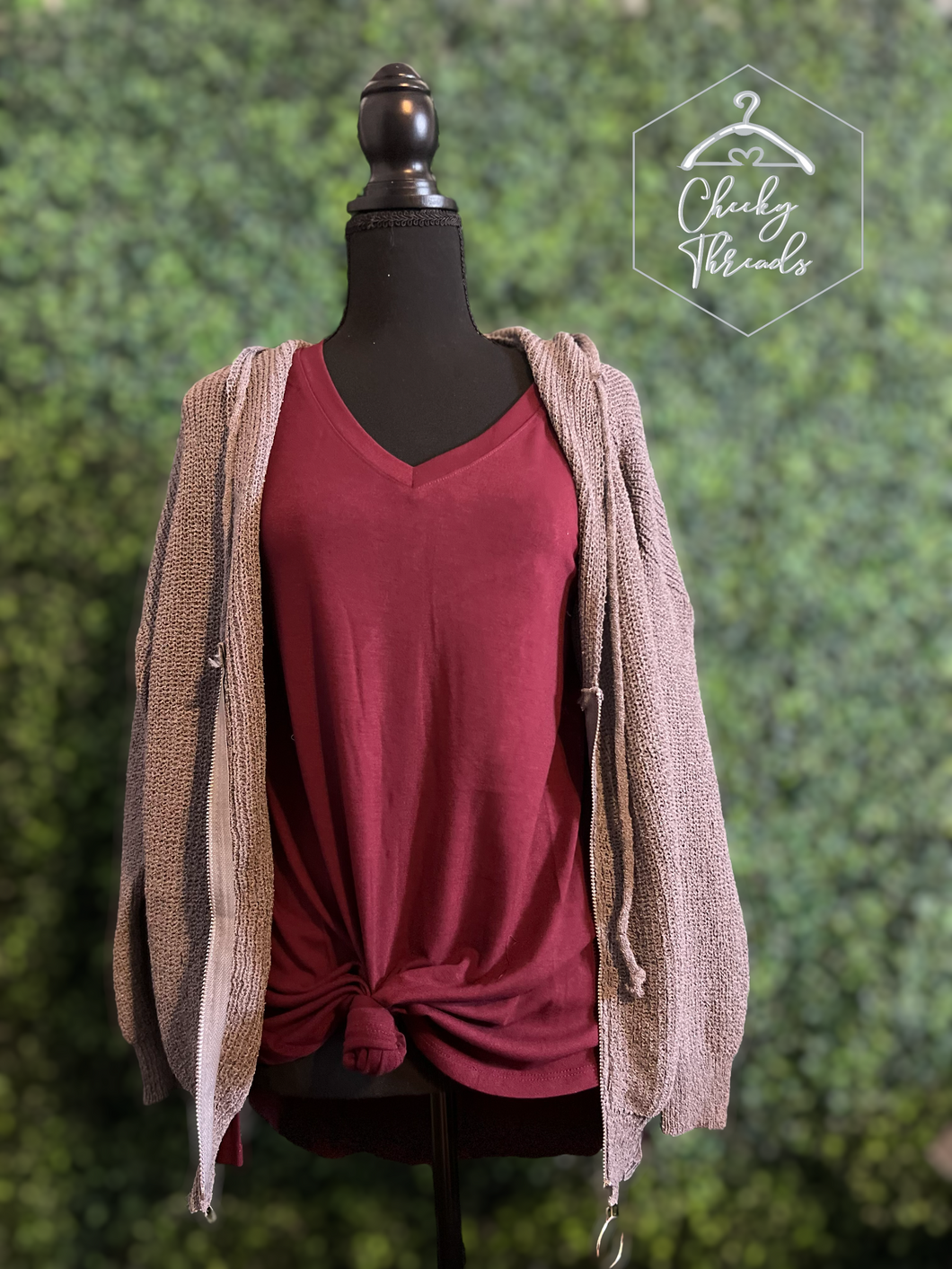 Taupe Sawyer Distressed Jacket