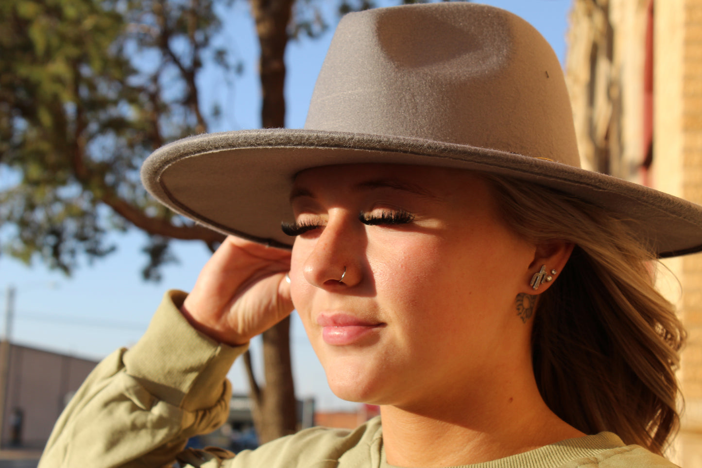 Whitney Wide Brim Hat