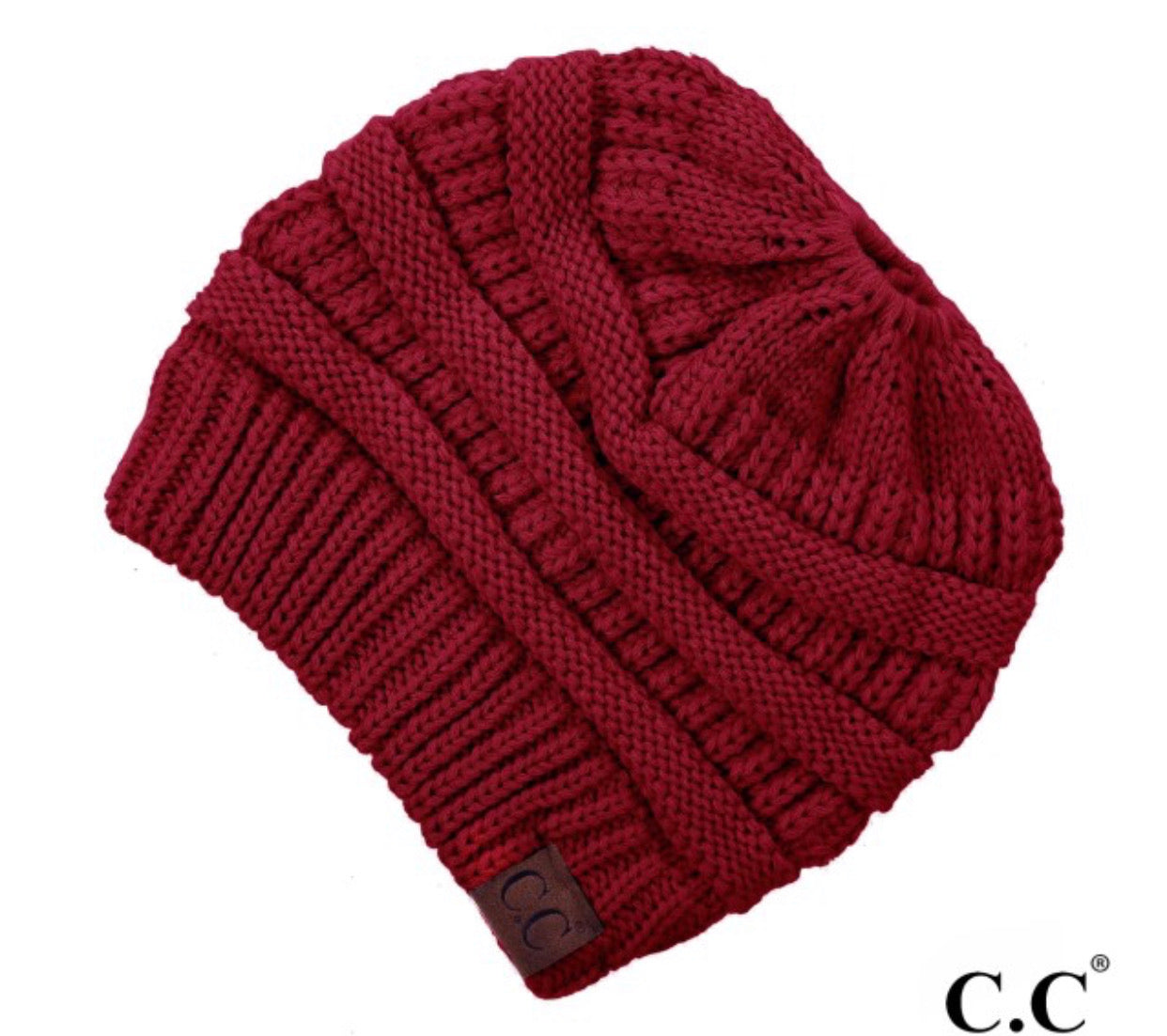 Messy Bun Beanie