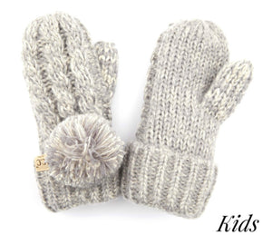 C.C Kids Pom Gloves