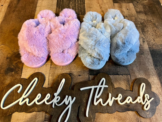 Blue Slumber Slippers