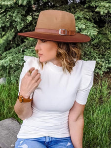 Ombre Wide Brim Hat
