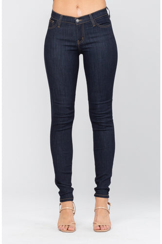 Very Dark Judy Blue Skinny Jeans (Size 0-5)